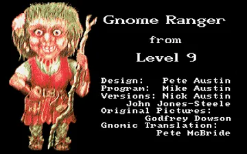 Gnome Ranger screen shot title